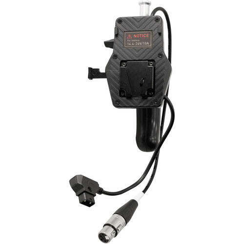 V Mount Battery Grip with 4 Pin XLR Connector