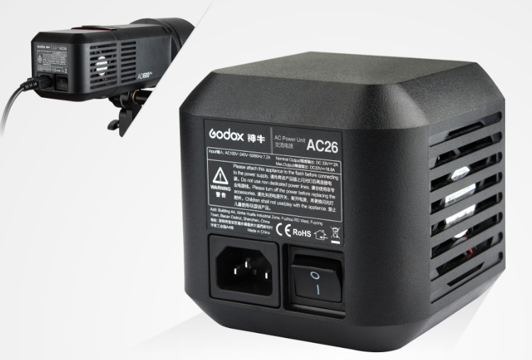 Godox AD600PRO AC26 napajanje