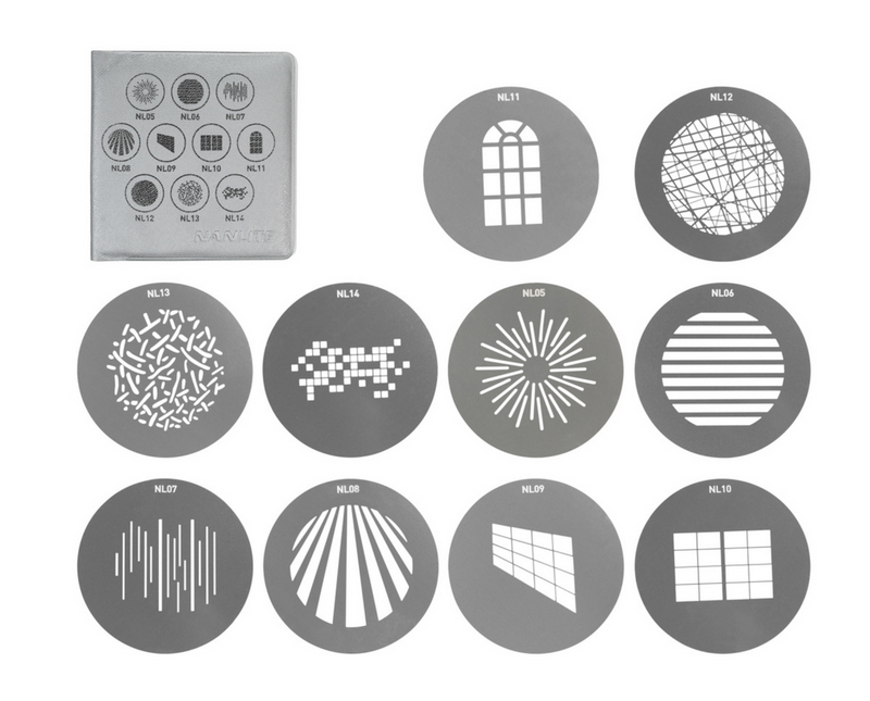 FM-mount Projection Attachment GOBO Set 1