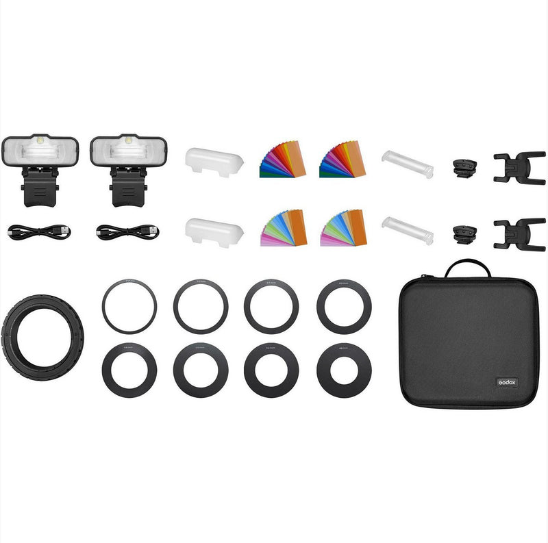 Godox Macro Ring Flash komplet MF-12