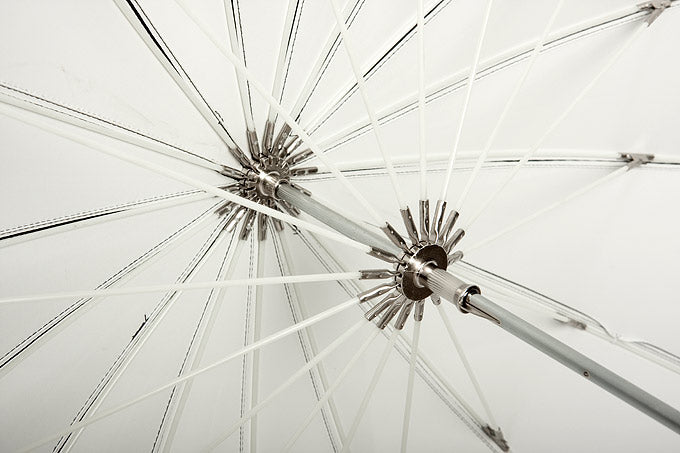 Kišobran 105 cm crno/bijeli Fibro