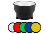 Jinbei Magnetski Reflektor 14 cm + kolor filteri