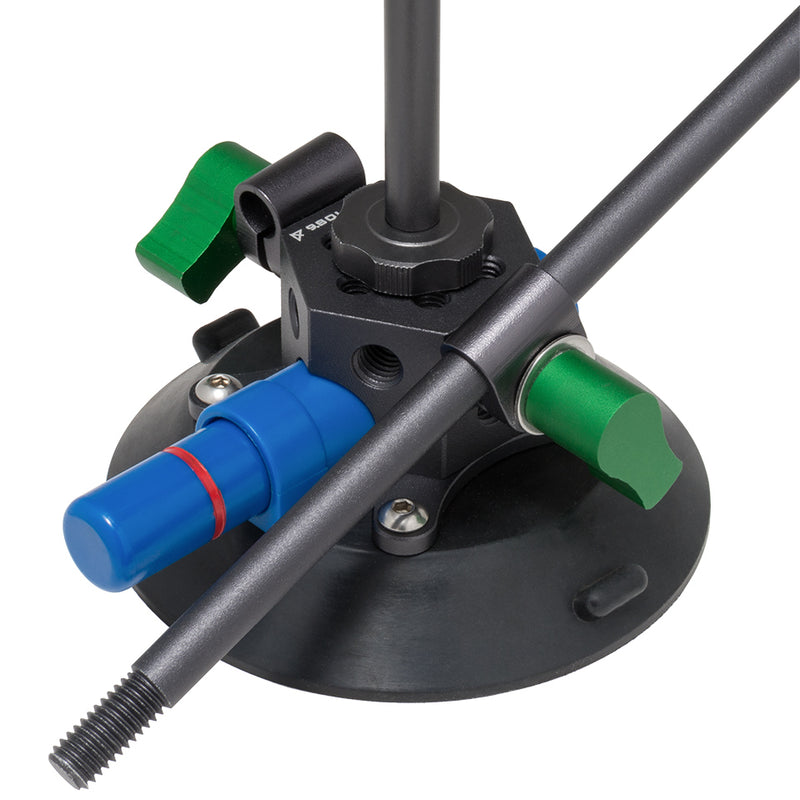 Suction Cup met 3/8" en 1/4" cheeseblock