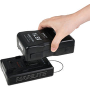 Nanlite V-mount battery adapter 14.8V to 26V