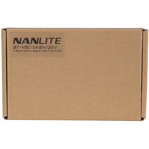 Nanlite V-mount battery adapter 14.8V to 26V