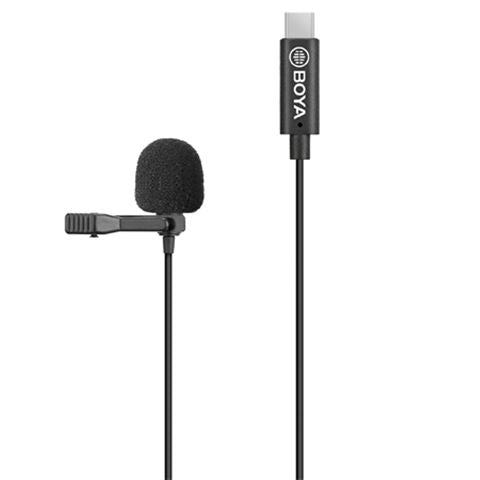 Boya Clip-on Lavalier Microphone BY-M3 for USB-C