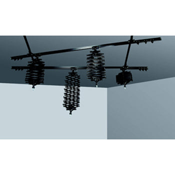 Pantograf sistem - Ceiling track, 2 single, 2 double, 4 pantograph