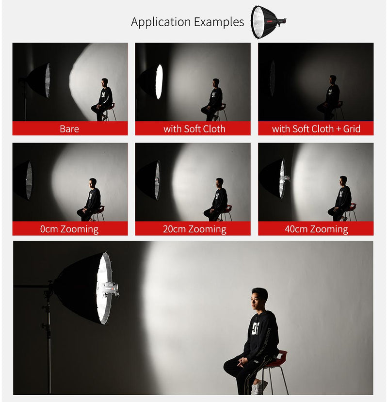 Jinbei 140 Deep Reflective Softbox sa saćom