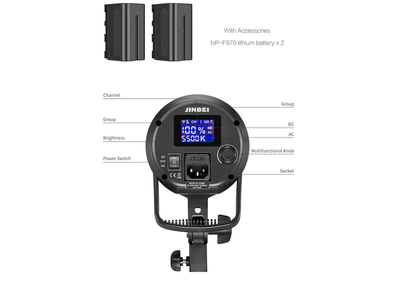LED rasvjeta Jinbei EFII-60