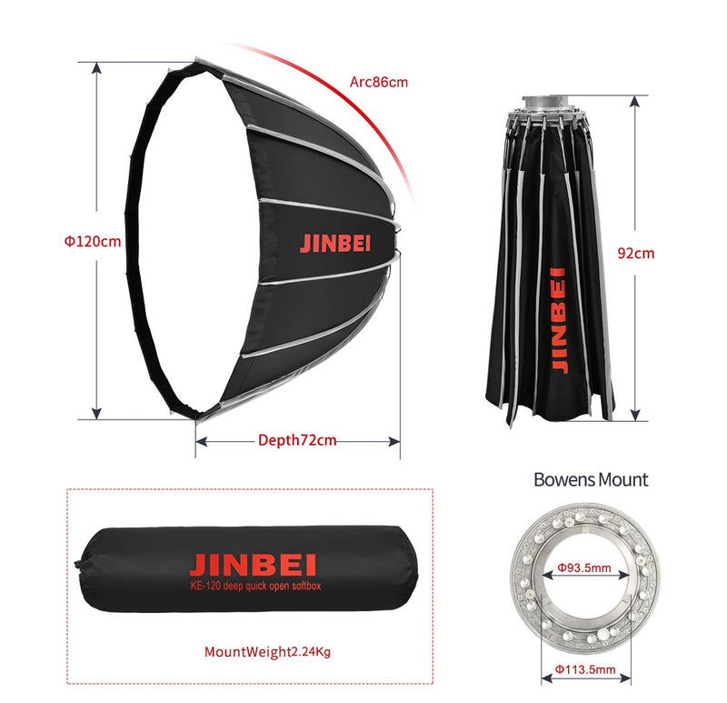 Jinbei Deep Softbox KE-120