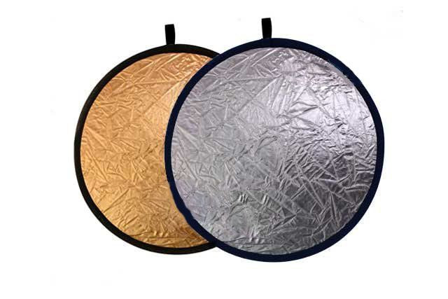 Reflektirajuća ploha - 110cm, srebrno-zlatna
