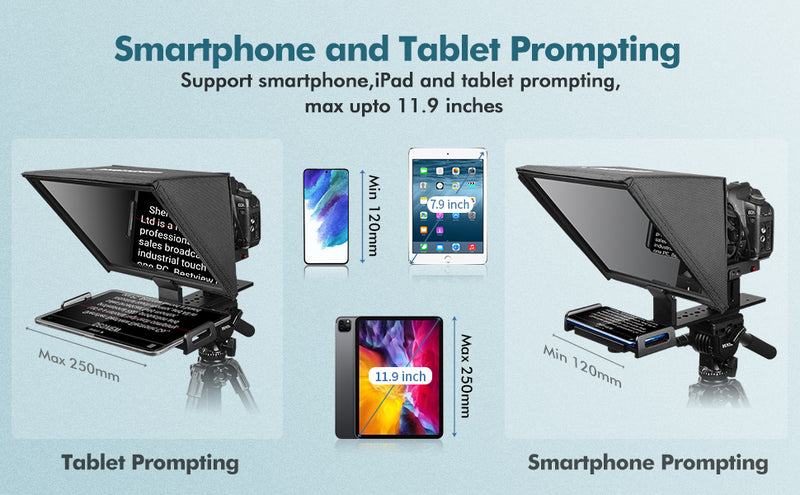 Desview T12 Teleprompter za DSLR fotoaparate